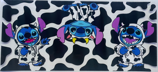 Cow print stitch