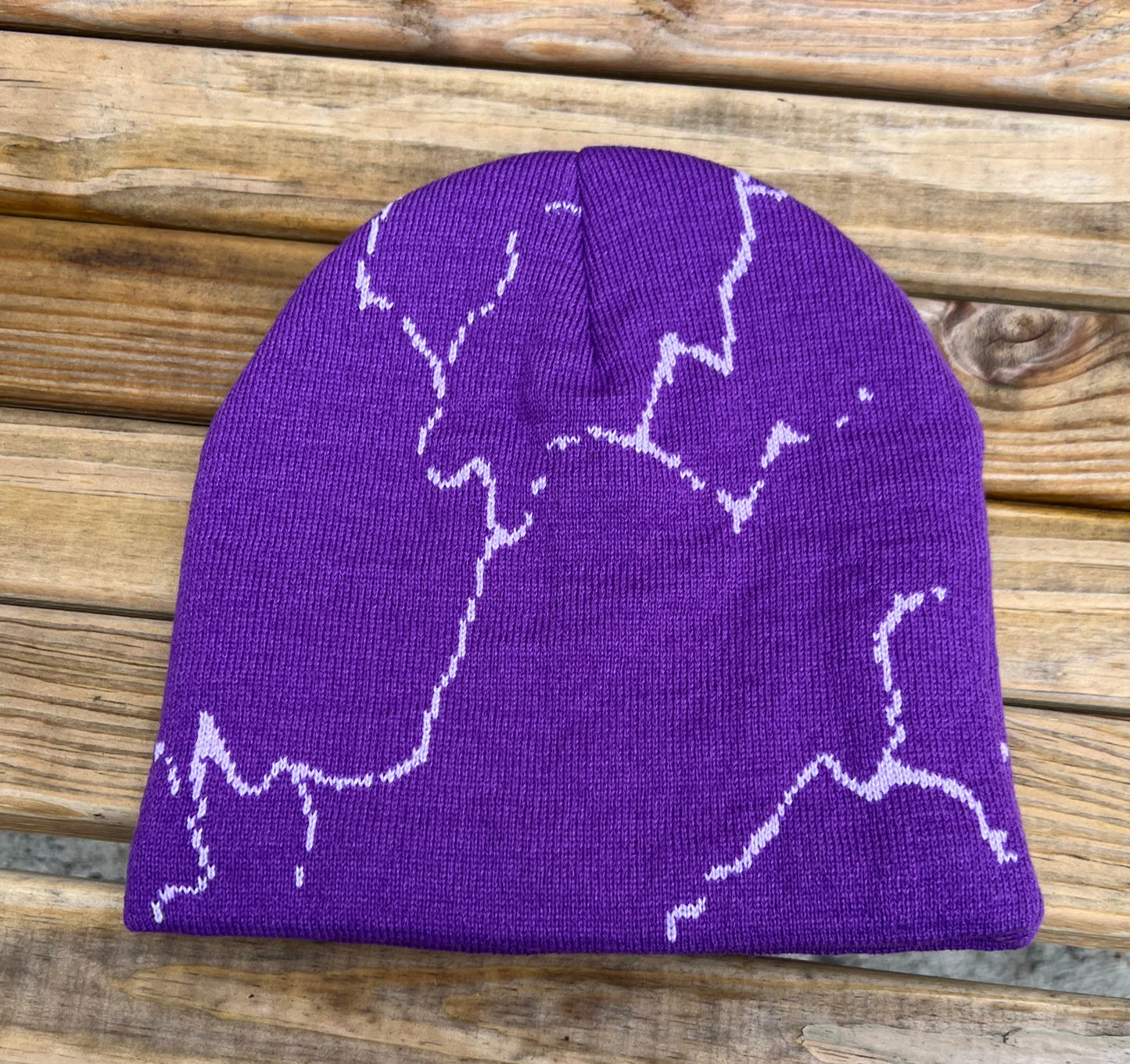Purple beanie
