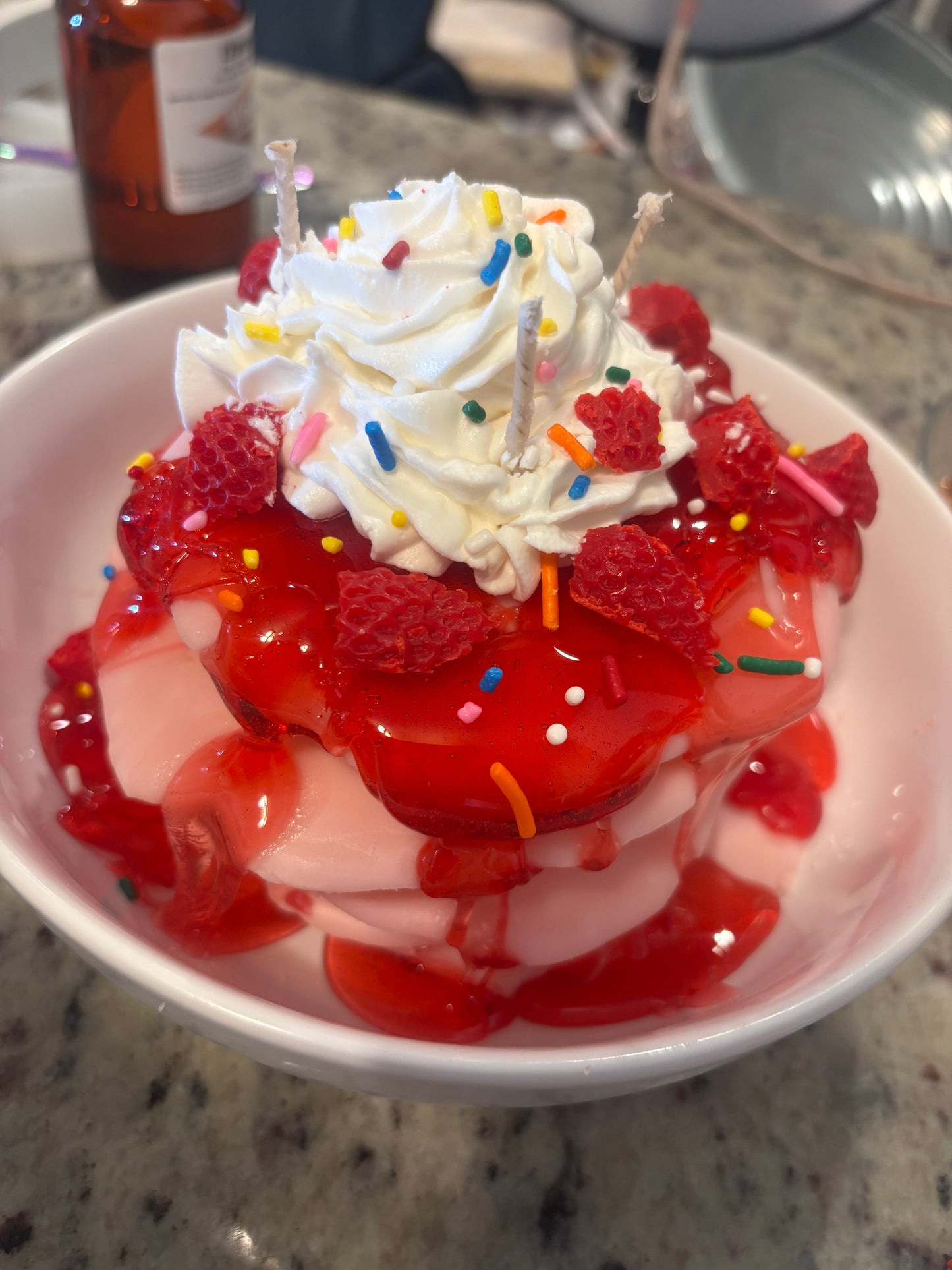 Strawberry pancake