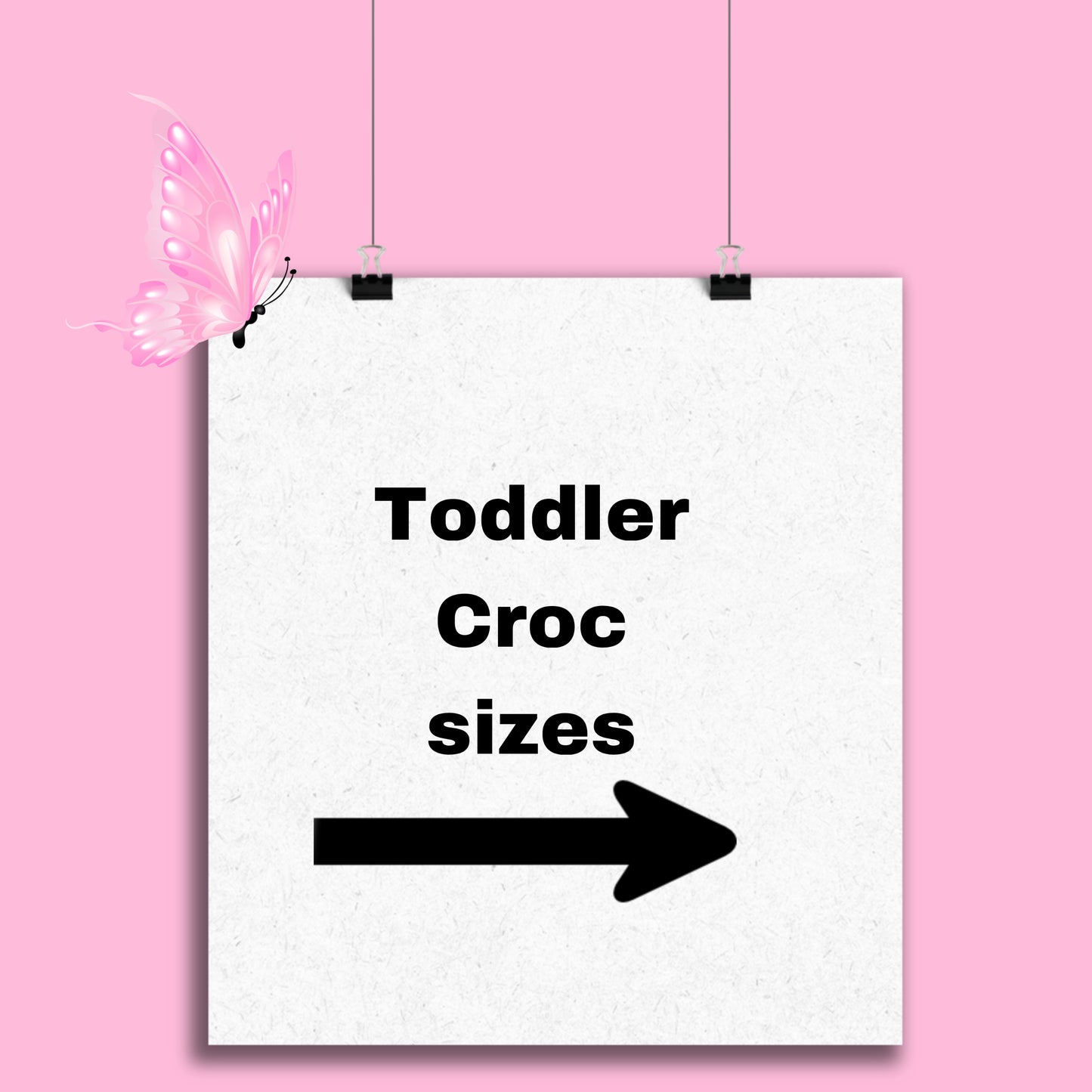 Toddler croc sizes