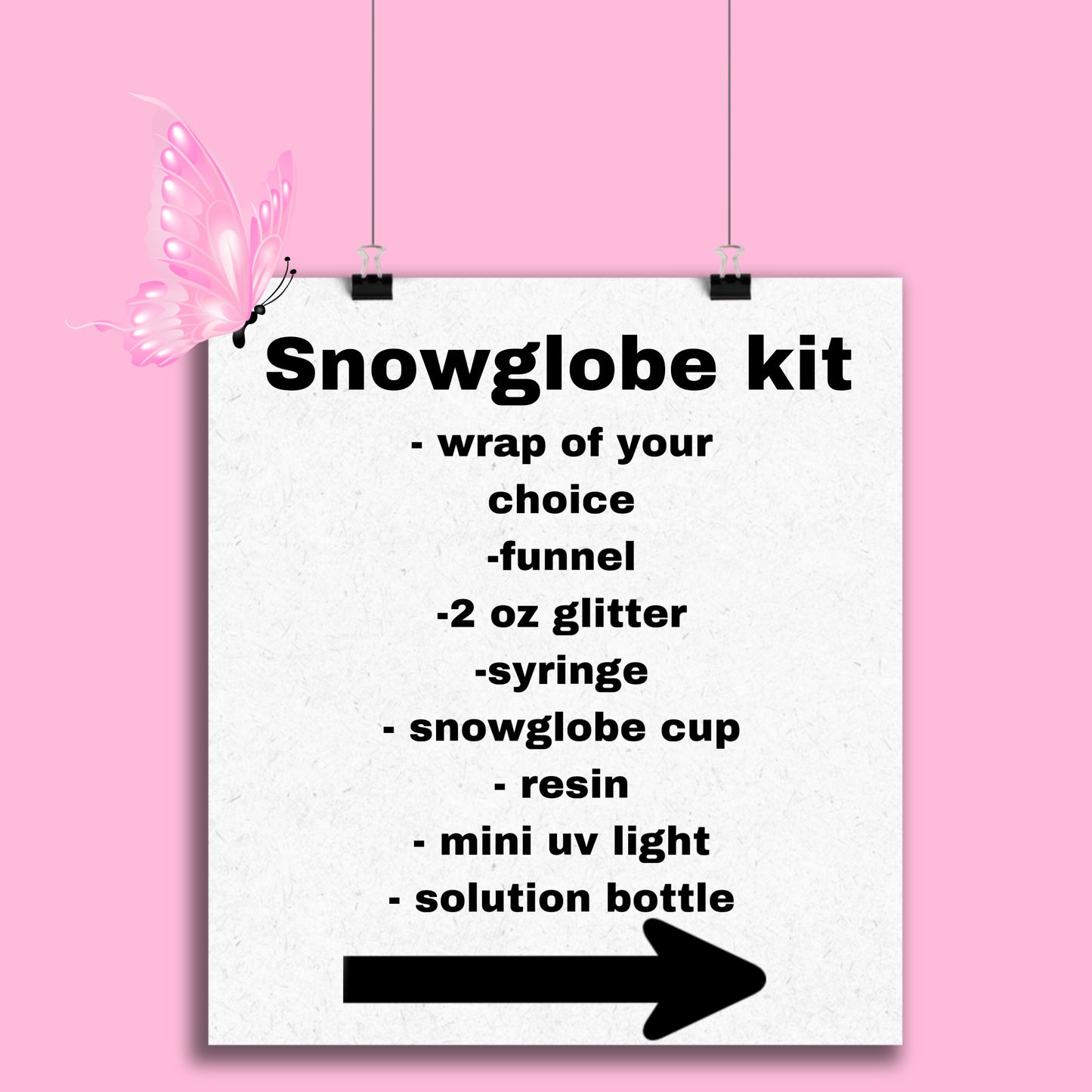 Snowglobe kit (make it yourself)