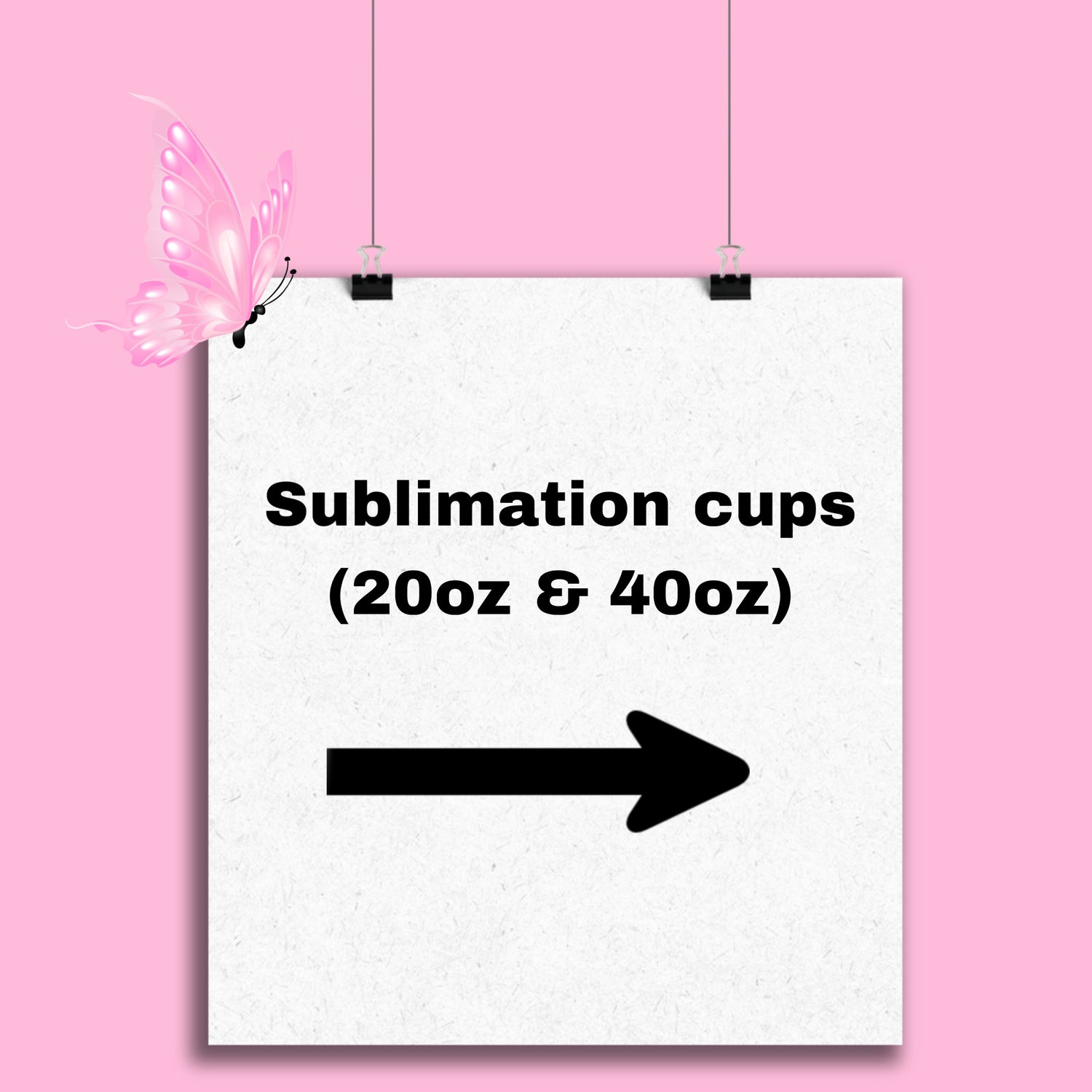 Sublimation cups