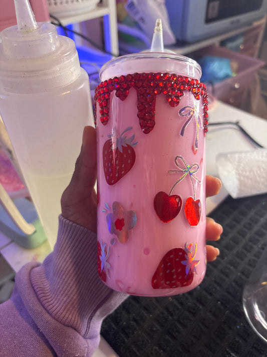 Strawberry holo cup