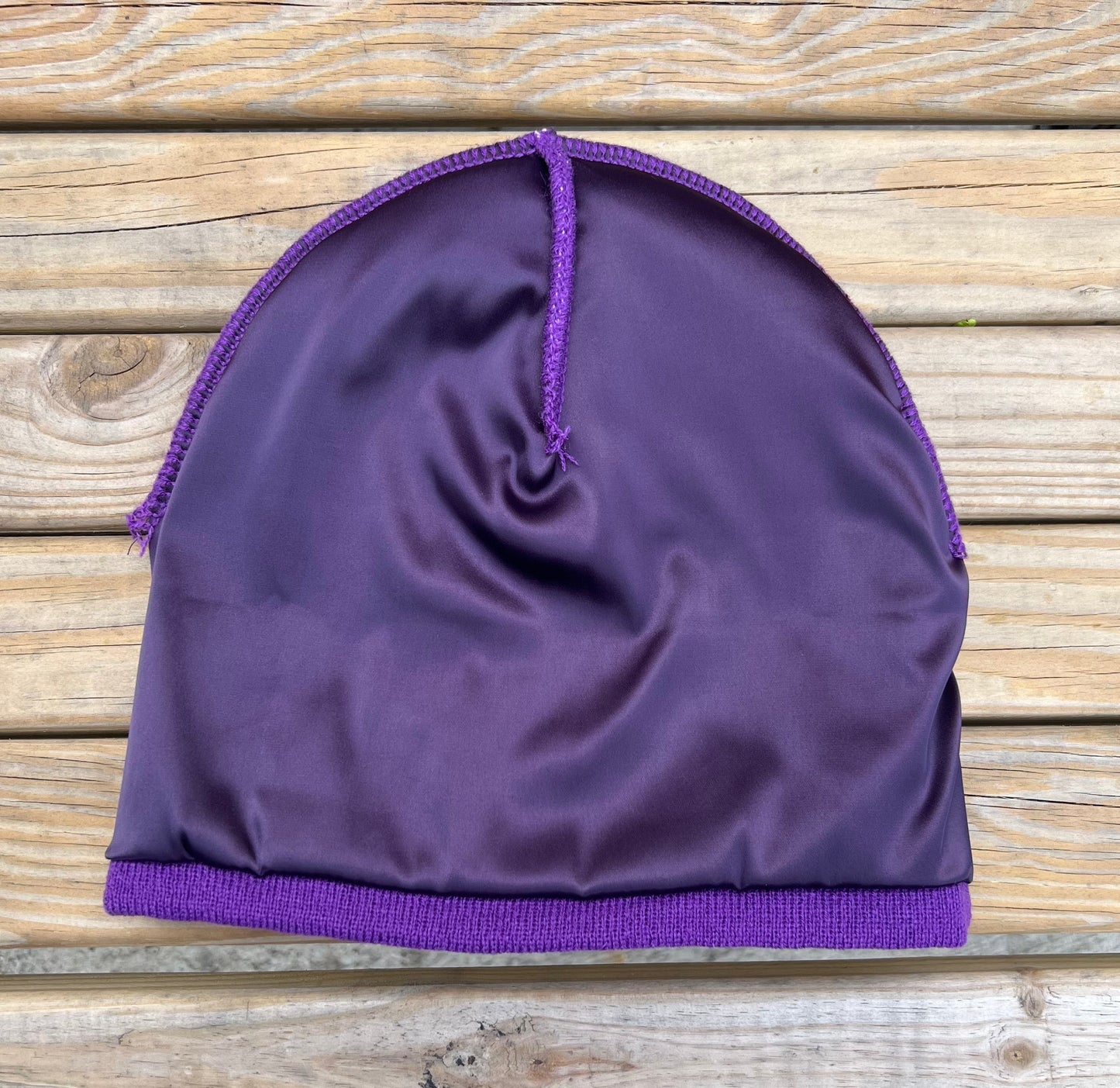 Purple beanie