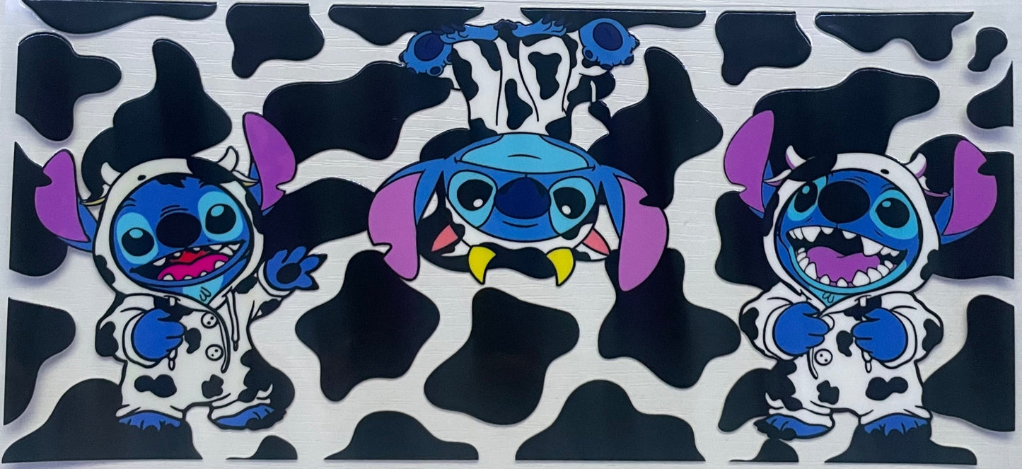 Cow print stitch
