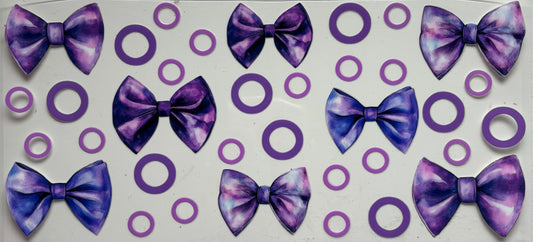 Purple bows