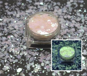 Glow iridescent yellow