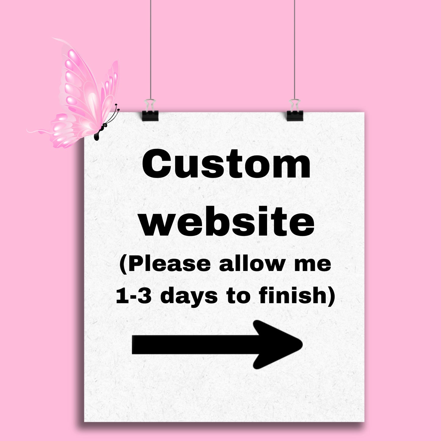 Custom website