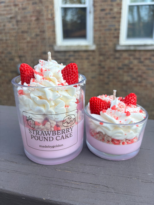 Strawberry poundcake