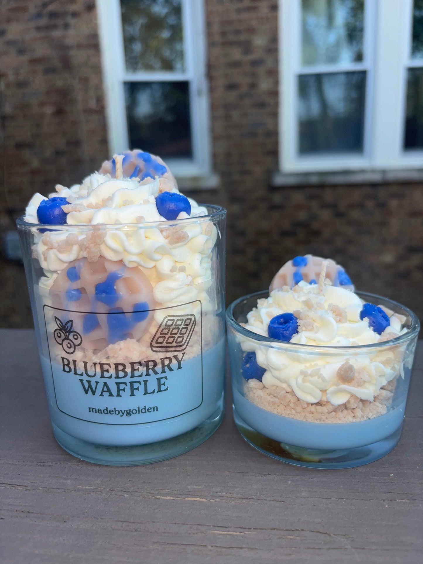 Blueberry waffle