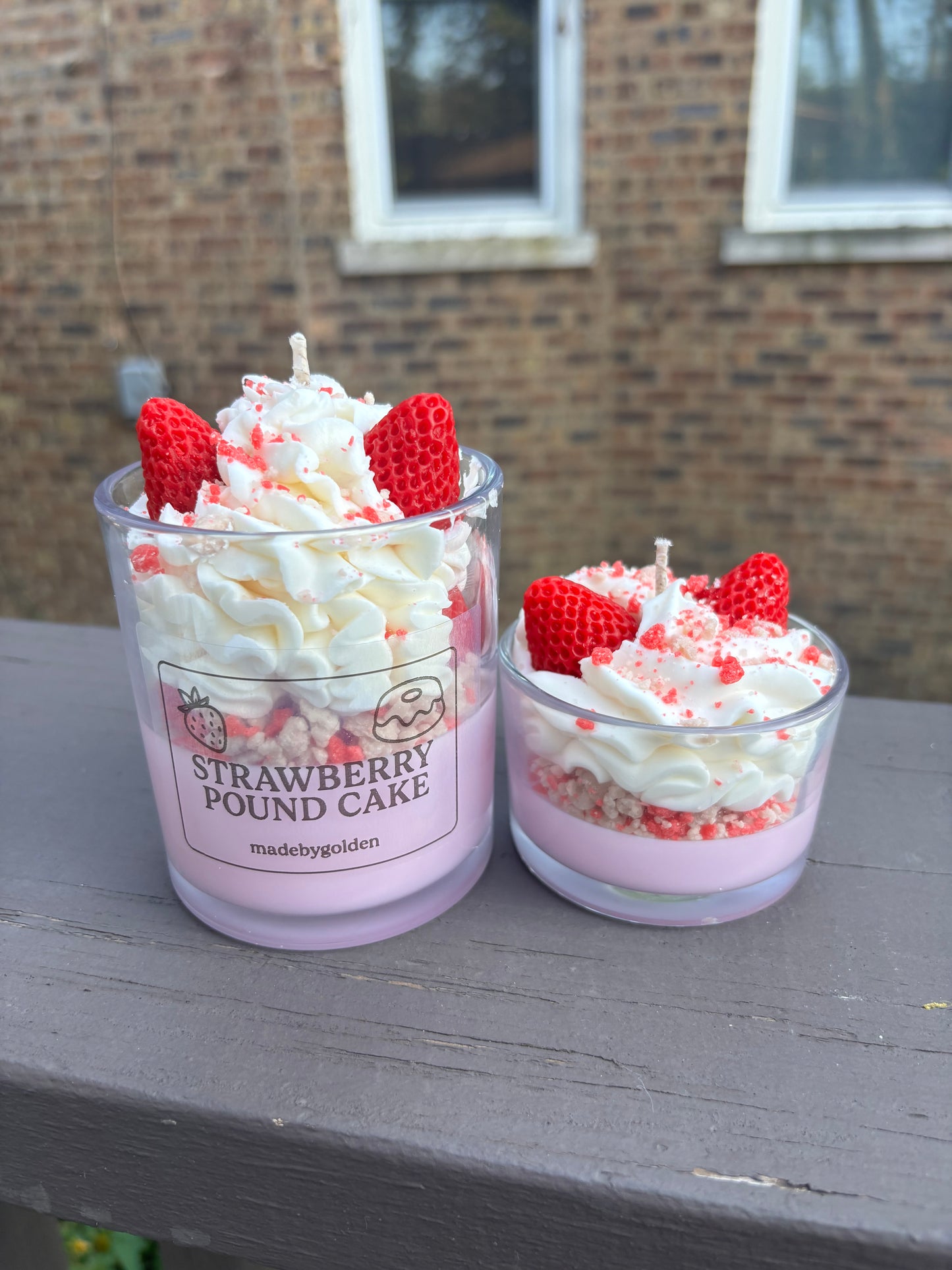 Strawberry poundcake