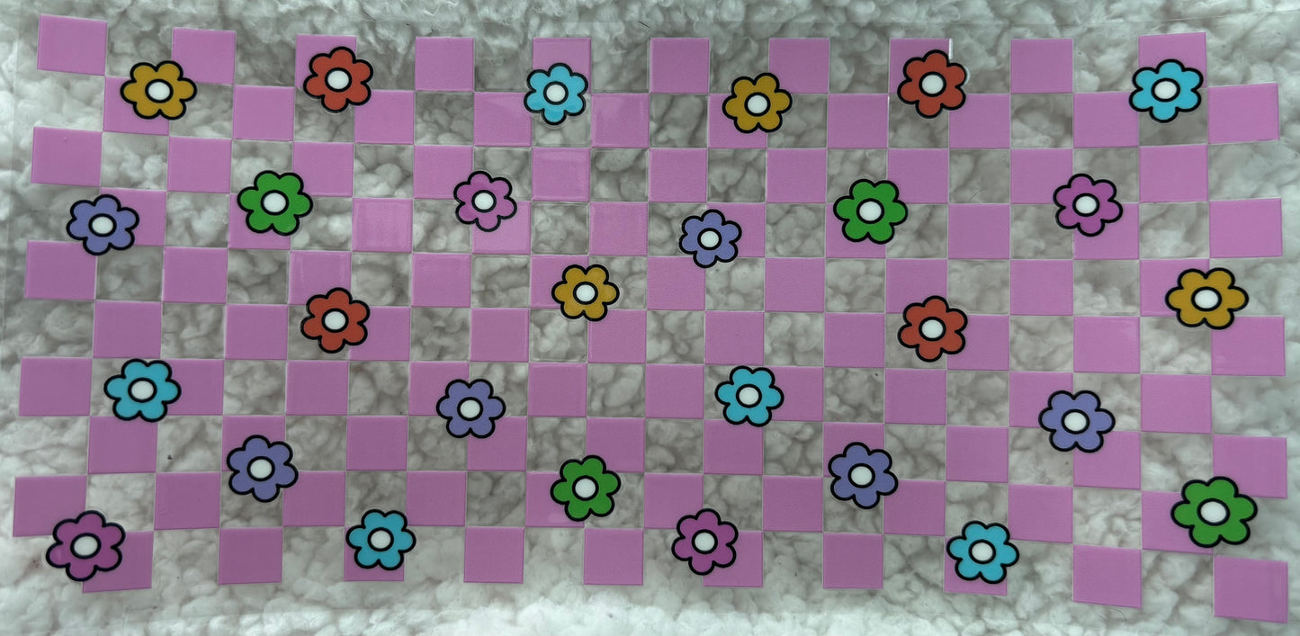 Checkered flowers