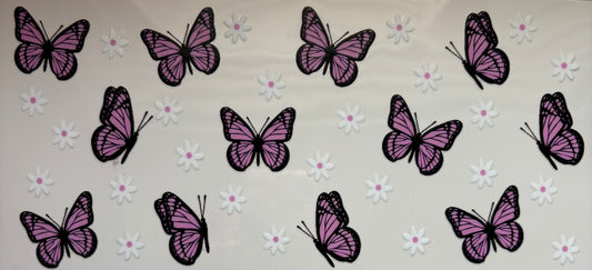 Pink butterflies