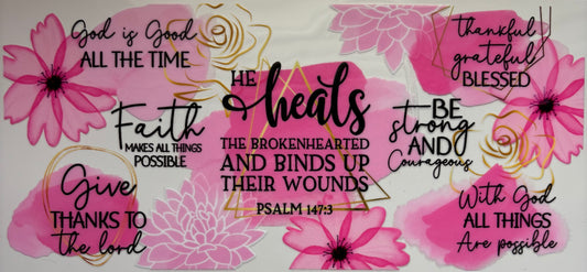 He heals