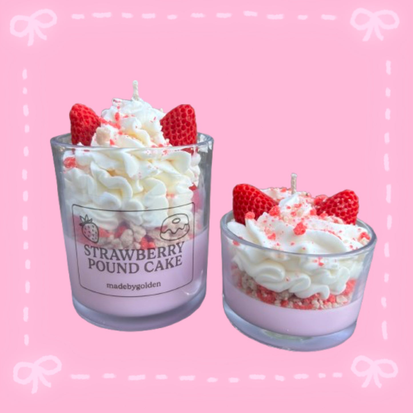 Strawberry poundcake