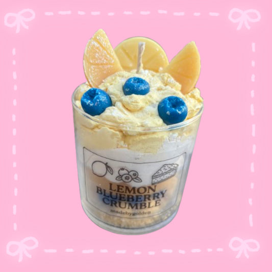 Lemon blueberry crumble