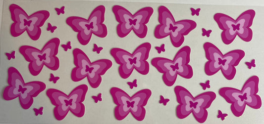 Pink butterflies