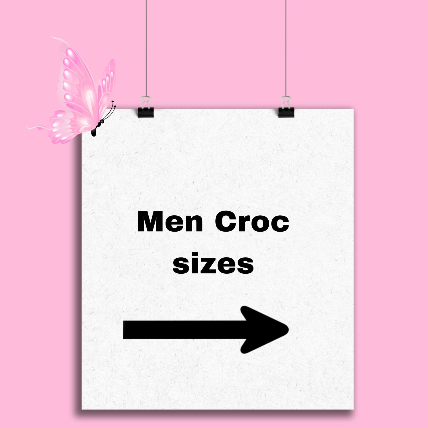 Men Croc sizes