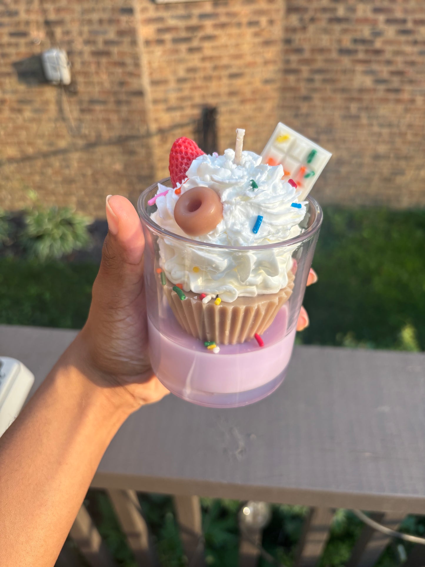 Cupcake candle